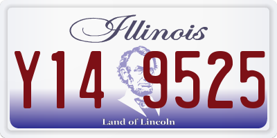 IL license plate Y149525