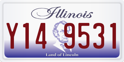 IL license plate Y149531