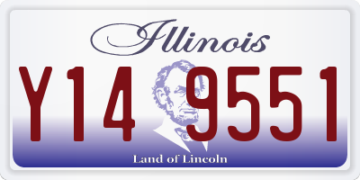 IL license plate Y149551