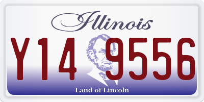 IL license plate Y149556