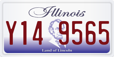 IL license plate Y149565