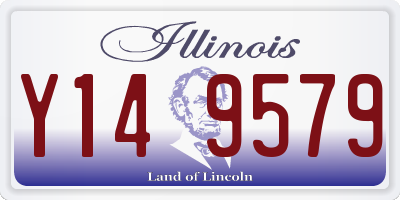 IL license plate Y149579