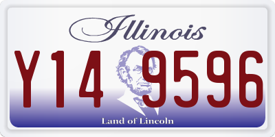 IL license plate Y149596