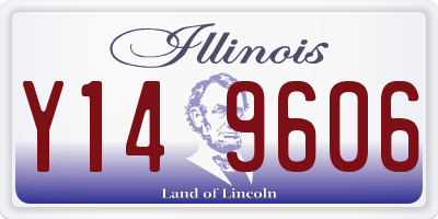 IL license plate Y149606