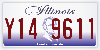 IL license plate Y149611