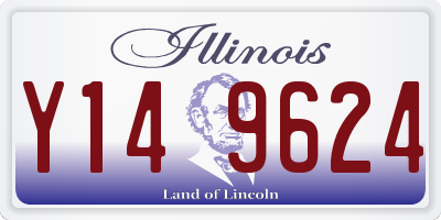 IL license plate Y149624