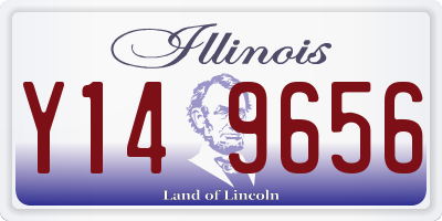IL license plate Y149656