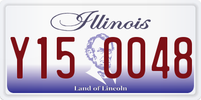 IL license plate Y150048
