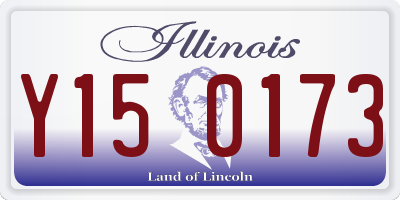 IL license plate Y150173