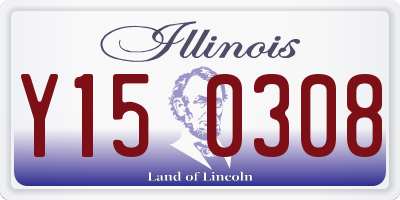 IL license plate Y150308