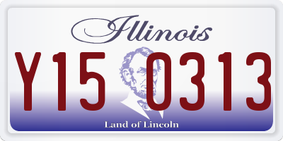 IL license plate Y150313