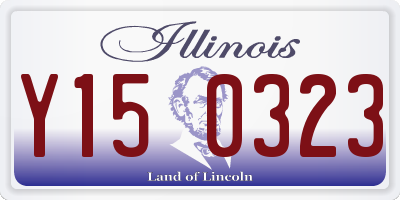 IL license plate Y150323