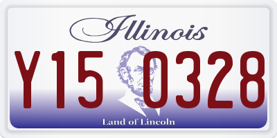 IL license plate Y150328