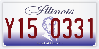 IL license plate Y150331