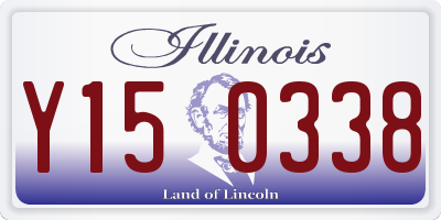 IL license plate Y150338