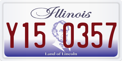 IL license plate Y150357