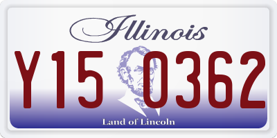 IL license plate Y150362