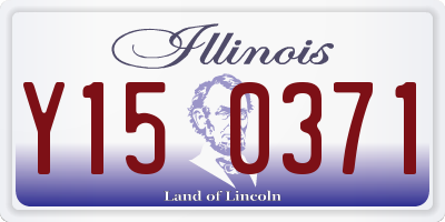 IL license plate Y150371