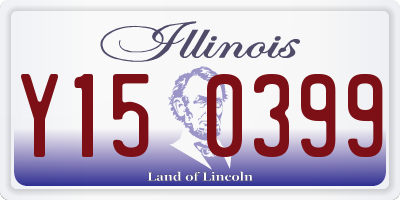 IL license plate Y150399
