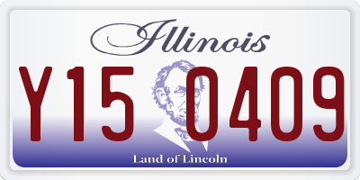 IL license plate Y150409