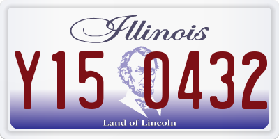 IL license plate Y150432