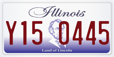 IL license plate Y150445