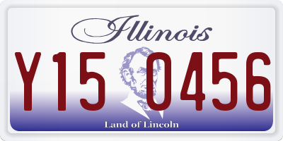 IL license plate Y150456