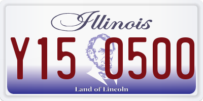 IL license plate Y150500