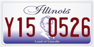 IL license plate Y150526