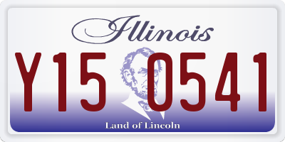 IL license plate Y150541