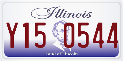 IL license plate Y150544