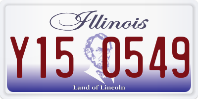IL license plate Y150549