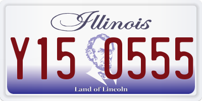 IL license plate Y150555