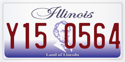 IL license plate Y150564