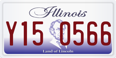 IL license plate Y150566