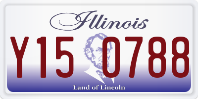 IL license plate Y150788