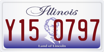 IL license plate Y150797