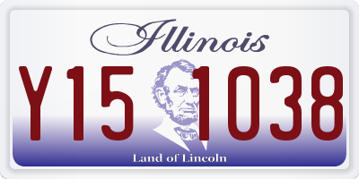 IL license plate Y151038