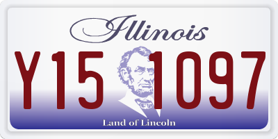 IL license plate Y151097