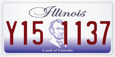 IL license plate Y151137