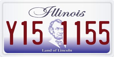 IL license plate Y151155