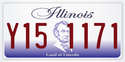 IL license plate Y151171