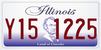 IL license plate Y151225