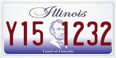 IL license plate Y151232