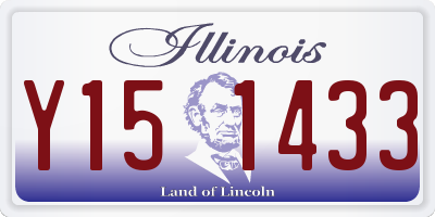 IL license plate Y151433