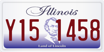 IL license plate Y151458