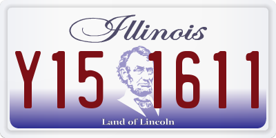 IL license plate Y151611