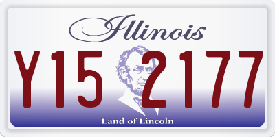 IL license plate Y152177
