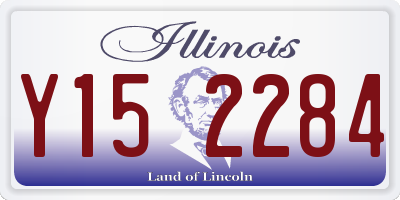 IL license plate Y152284