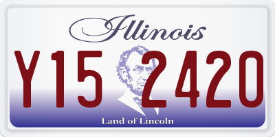 IL license plate Y152420
